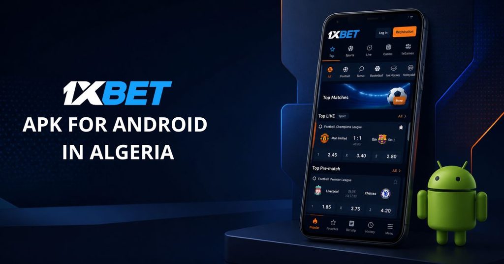 1xBet Android APK interface