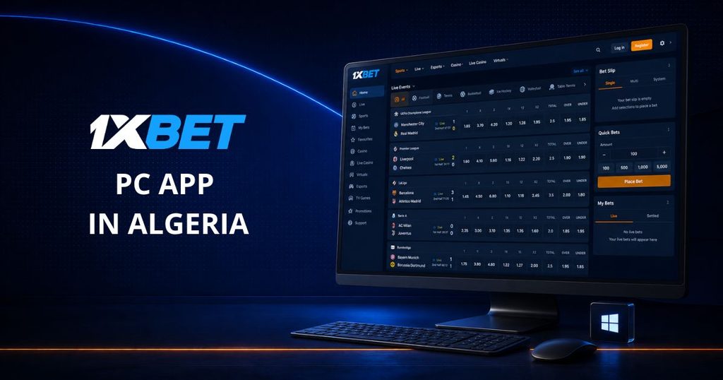 1xBet PC betting