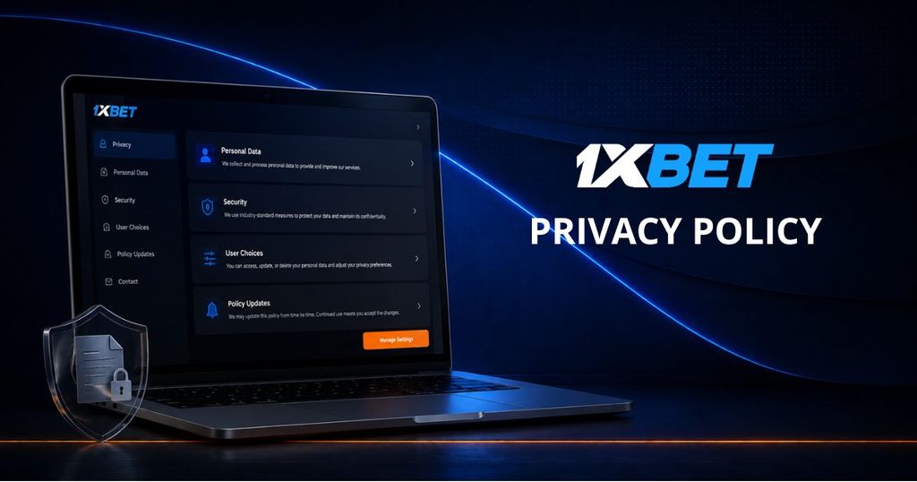 1xBet privacy and personal data settings