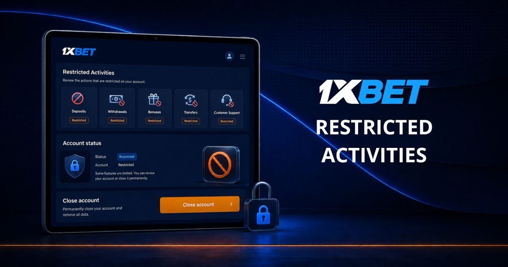1xBet account restrictions